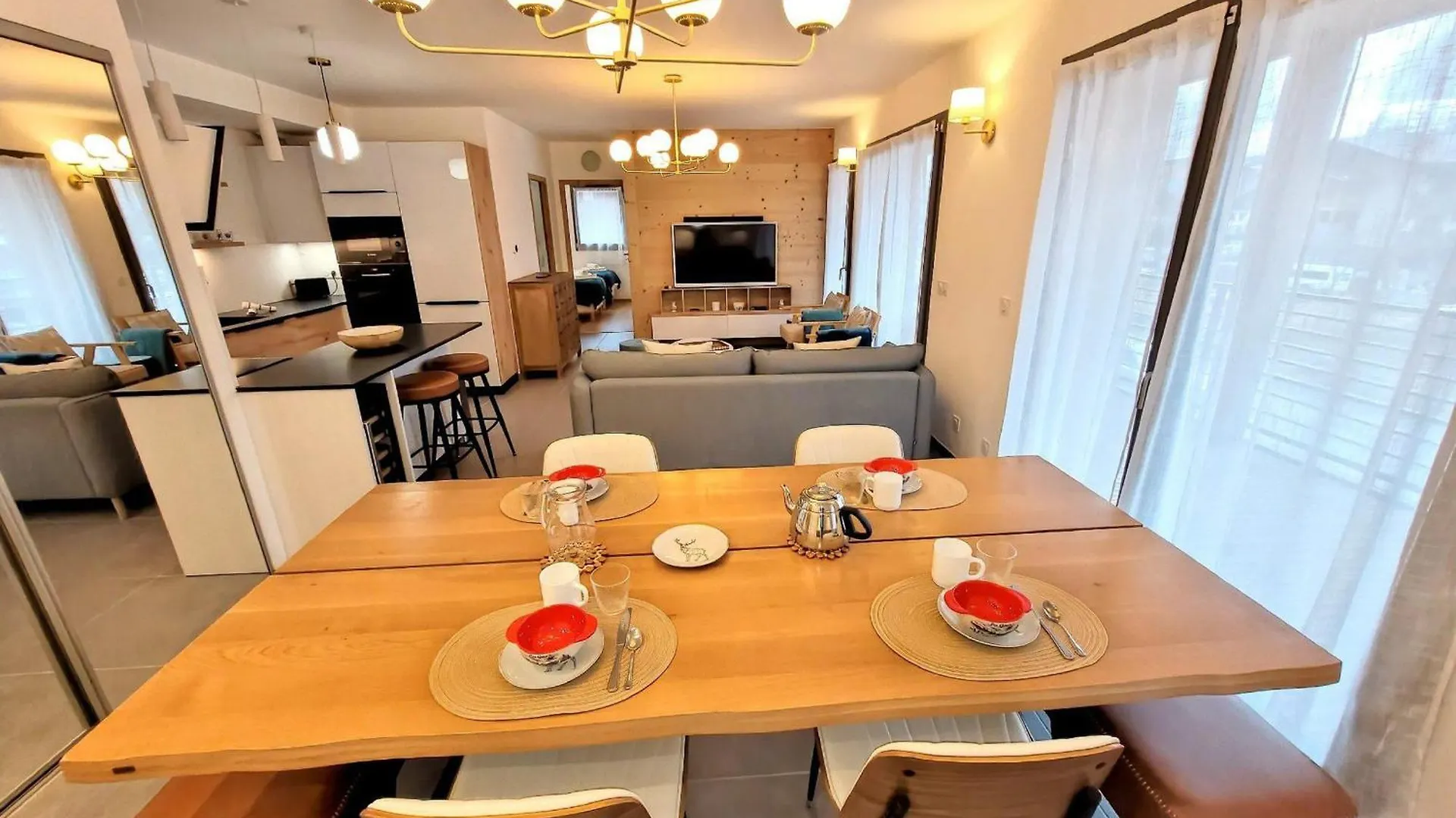 Les Gets - Appartement Moderne Avec Grande Terrasse, Parking Et 2 Chambres - Fr-1-598-185 Les Gets